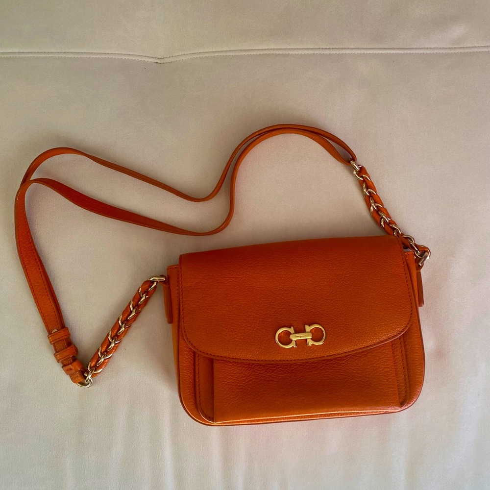 Ferragamo bag, genuine leather